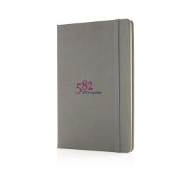 Notitieboek - A5 - PU - 80 vellen - gelinieerd - hardcover