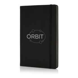 Notitieboek - A5 - PU - 80 vellen - gelinieerd - hardcover