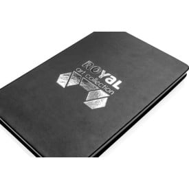 Notitieboek - A5 - PU - 80 vellen - gelinieerd - hardcover