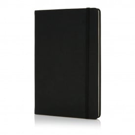 Deluxe hardcover PU A5 notitieboek-Zwart