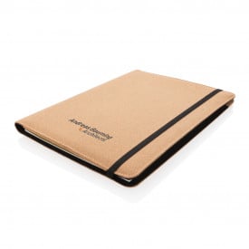 Deluxe kurken A4 portfolio met pen - kurk - 31.1x23.7x2cm