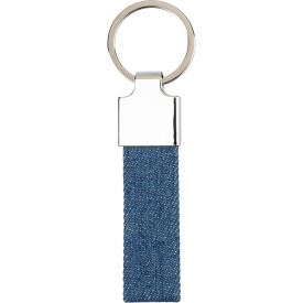 Denim sleutelhanger Enzi-Blauw