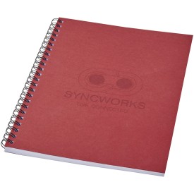 Desk-Mate® A5 kleuren spiraal notitieboek-Rood
