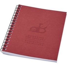 Desk-Mate® A6 kleuren spiraal notitieboek-Rood