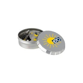 Desk tin - Ø78mm - metaal - voor 75 clips