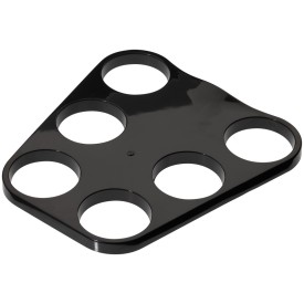 Koffietray - kunststof - voor 6 bekers