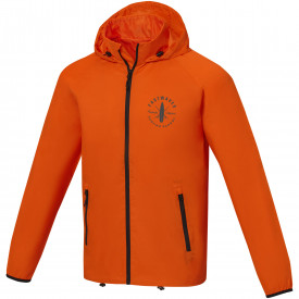 Dinlas lichtgewicht heren jas-Oranje