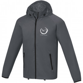 Dinlas lichtgewicht heren jas-Storm grey