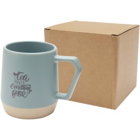 Dolce 300 ml mok van keramiek met matte afwerking-Rifblauw
