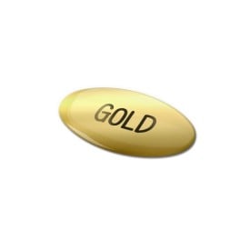 Doming Ovaal 20x10 mm-Goud