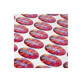 Doming stickers ovaal - 20x10 mm