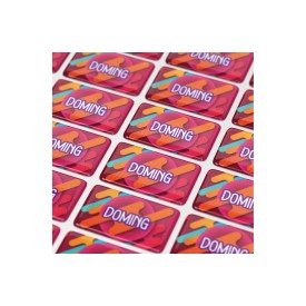 Doming sticker rechthoek - 60x25 mm