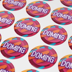 Ronde doming sticker - Ø 20 mm