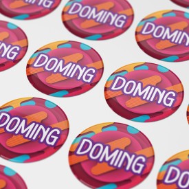 Ronde doming sticker - Ø 35 mm