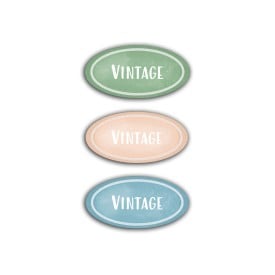 Doming stickers ovaal - 60x35 mm