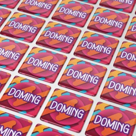 Doming Vierkant 10x10 mm