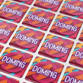 Doming Vierkant 25x25 mm