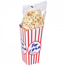 Doos popcorn-Wit