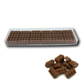 Chocolade bouwblokjes - 250 gram - 18 stuks - melk
