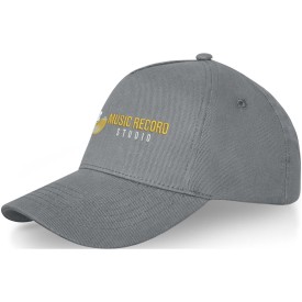 Doyle 5 panel cap-Grijs