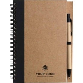 ECO notitieboekje met balpen - FSC papier - 60 vel