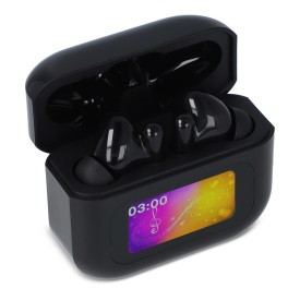 Draadloze ANC Oordopjes met Touchscreen bediening-Zwart