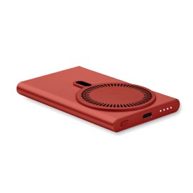 Draadloze oplader powerbank-Bordeauxrood