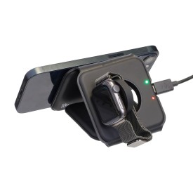 Draadloze oplader Trigo | Gerecycled | 3-in-1