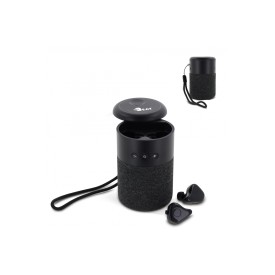 Draadloze speaker William met TWS oortjes