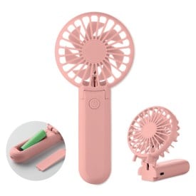 Draagbare vouwventilator-Roze