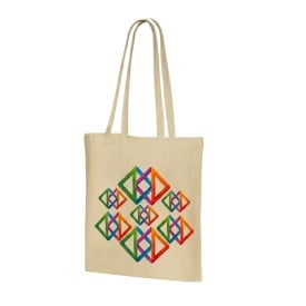 Draagtas ecru - katoen - 140g/m² - 38 x 42 cm - Oeko-tex