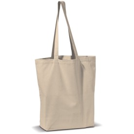 Canvas shopper - canvas - 250 g/m² - 41 x 43 x 12 cm - 21 L - blokbodem