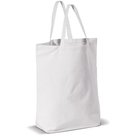 Canvas shopper - canvas - 250g/m² - 41 x 43 x 12 cm - extra brede bodem