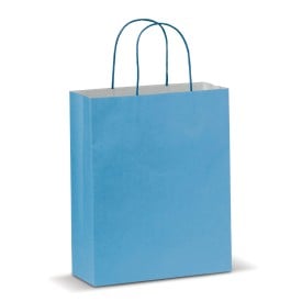 Draagtas Papier 120g/m²-Licht blauw
