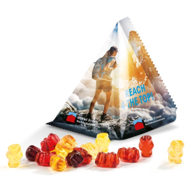 Tetrahedron Vruchtensap Jelly Bears-Wit