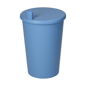 Drinkbeker met rietje 'splash'-Comfortable-blue