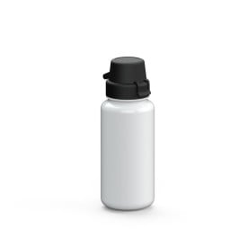 Drinkfles 'school' tritan 0,4 ltr.-Wit-zwart