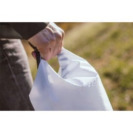Drybag tas - 5L - PVC en polyester - waterdicht - karabijnhaak