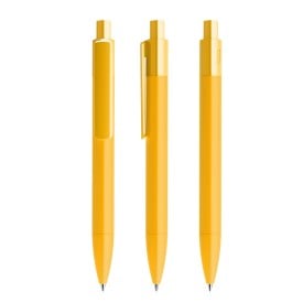 Prodir DS4 soft touch balpen - gerecycled kunststof - zwarte, blauwe inkt