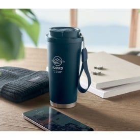 Dubbelwandige beker 500ml-Donker marineblauw