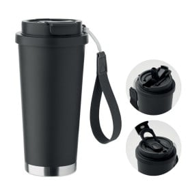 Dubbelwandige beker 500ml-Zwart