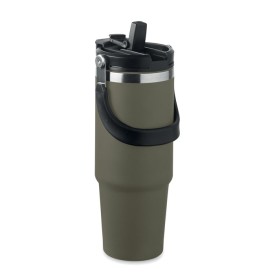 Dubbelwandige beker 850ml-Donker marinegroen
