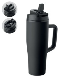 Dubbelwandige beker 900ml-Zwart