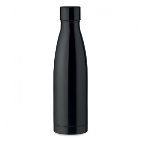 Dubbelwandige drinkfles 500 ml-Zwart