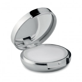 Duo mirror lippenbalsem spiegel-Glanzend zilver