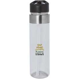 Dylan 650 ml Tritan fles met tuitdeksel-Transparant