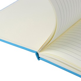 Eamon notitieboek - A5 - rPET PU - 80 vellen - elastische band - leeslint