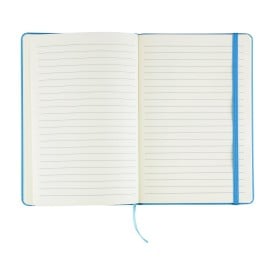 Eamon notitieboek - A5 - rPET PU - 80 vellen - elastische band - leeslint