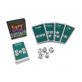 Eazy Dice dobbelspel - 55 kaarten - 5 dobbelstenen