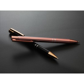 Ebony RCS Recycled Alu Rose Gold pennen
